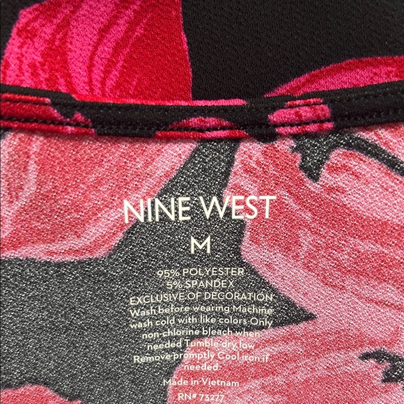 🔹2 for$12🔹 
NWOT Nine West Floral Long Sleeve Dress - Picture 8 of 9